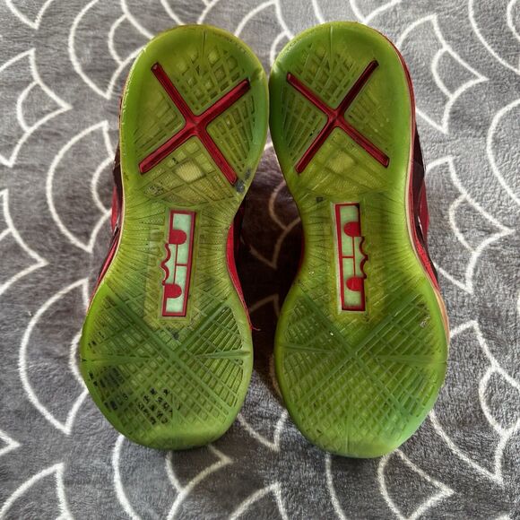 Nike LeBron 10 Christmas 2012 Red/Green OG Basketball Shoe Sz 10.5